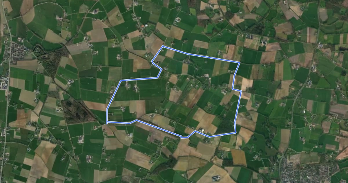 Маршрут Lankhorstroute на спутниковом снимке