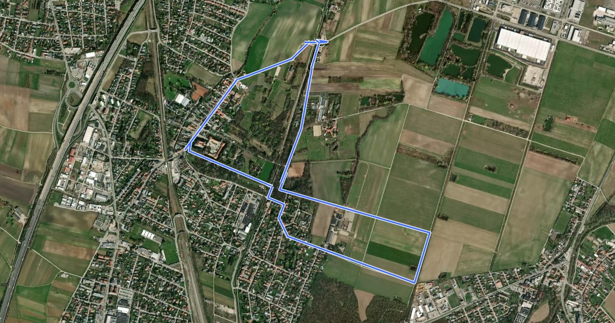 Маршрут Laufend geniessen (Höllrigl Kottingbrunn) на спутниковом снимке