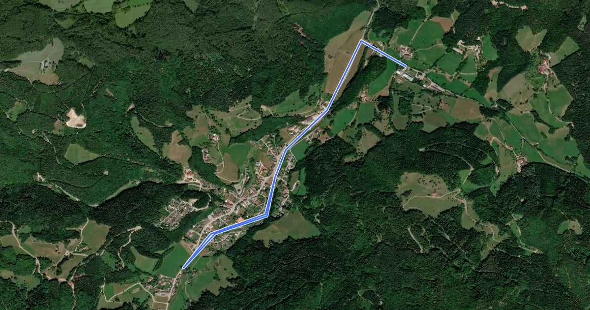 Маршрут Laufend geniessen (Kurhotel Salzerbad) на спутниковом снимке
