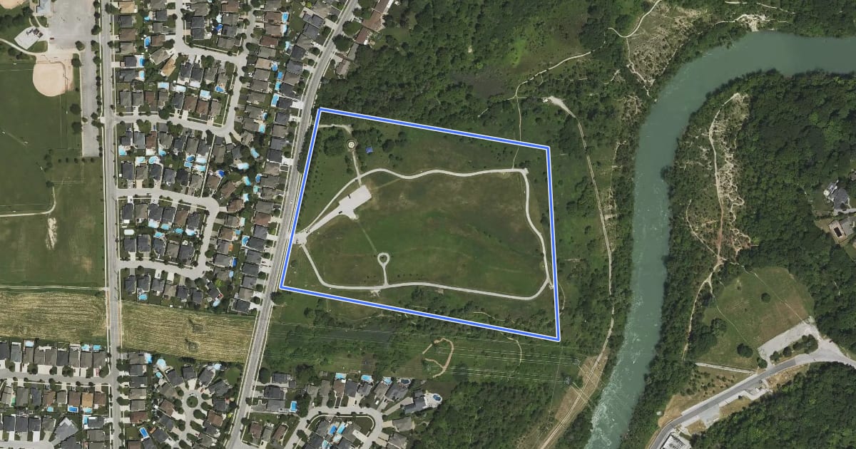 Маршрут Laura Secord Trail на спутниковом снимке