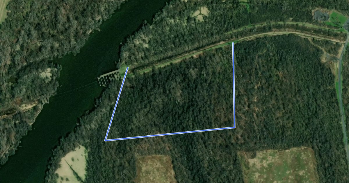Маршрут Lavoy's Trail на спутниковом снимке