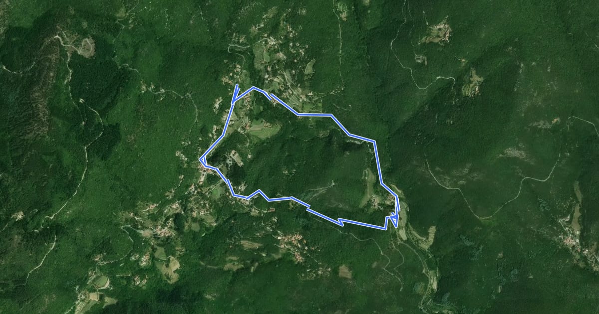 Маршрут Le chemin de l'oignon на спутниковом снимке