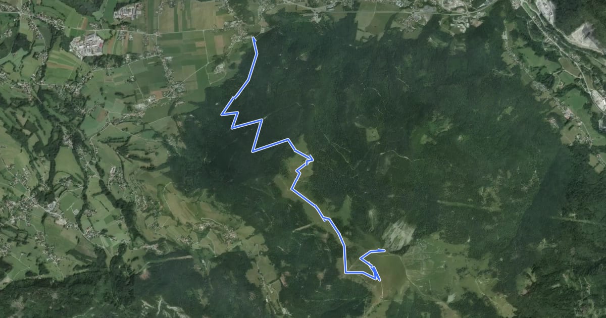 Маршрут Le Môle depuis La Tour на спутниковом снимке