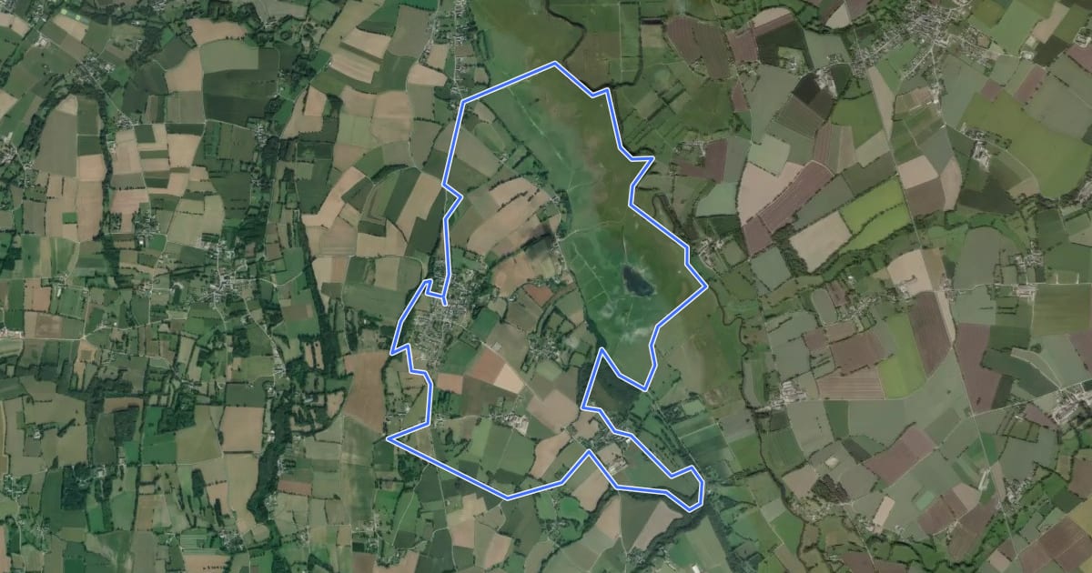 Маршрут Le Marais de Sougeal на спутниковом снимке
