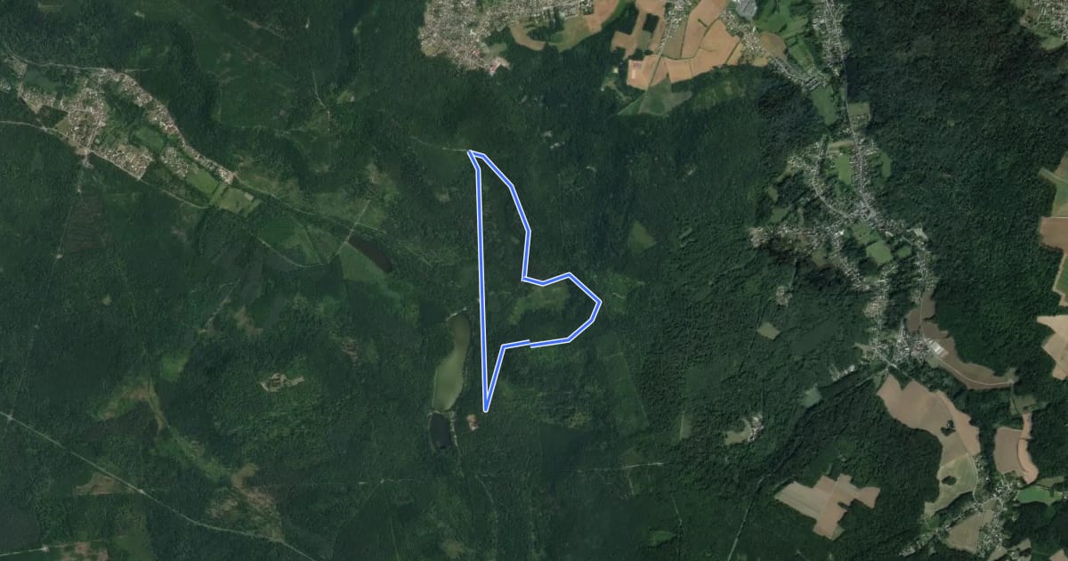 Маршрут Le Mont-Collet на спутниковом снимке