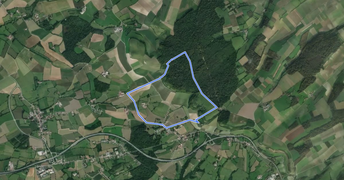Маршрут Le Mont Dauphin на спутниковом снимке