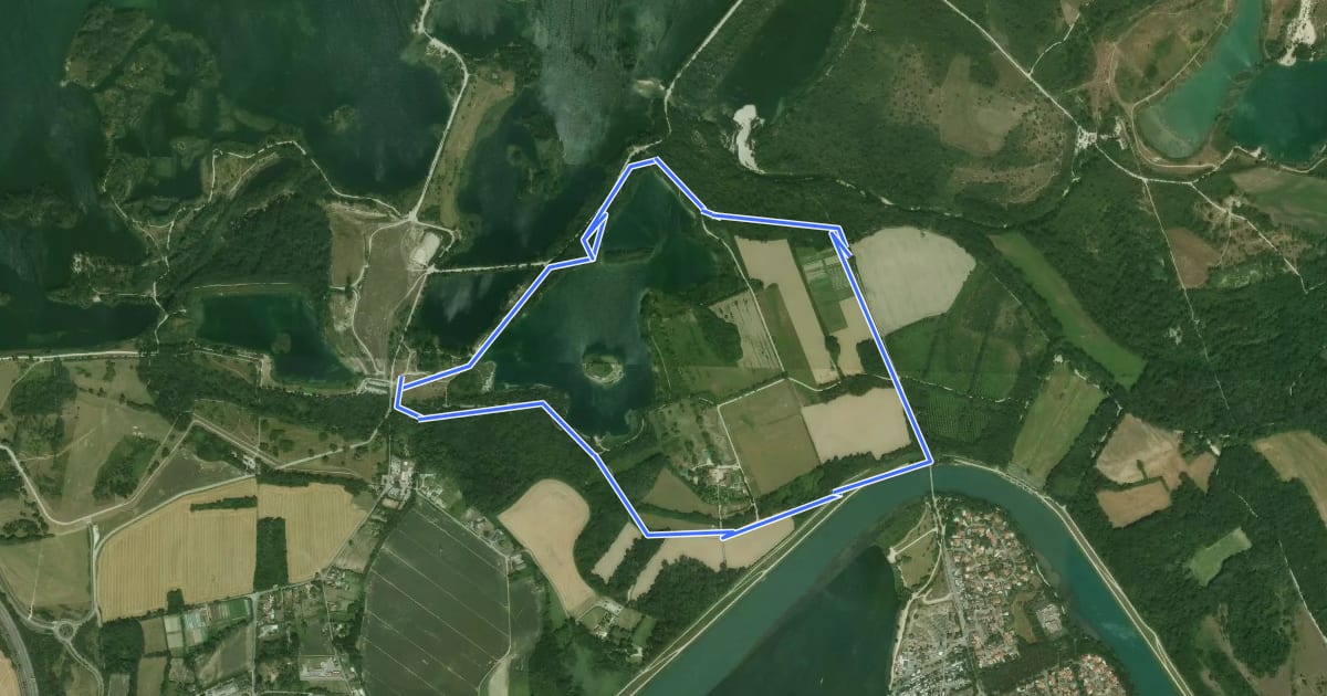 Маршрут Le sentier des Allivoz на спутниковом снимке