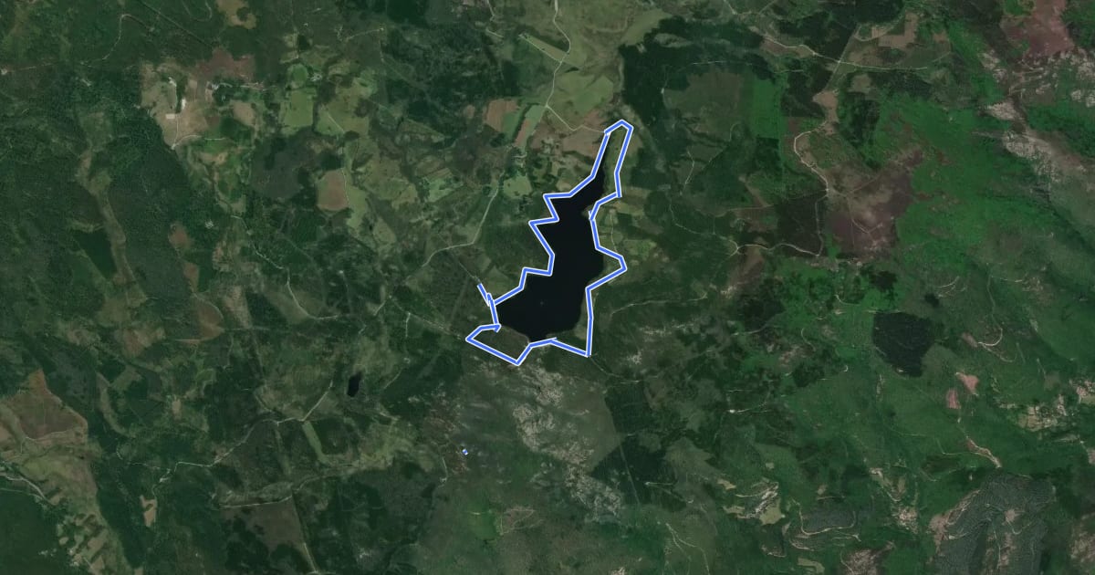 Маршрут Le Tour Du Lac De Vesoles на спутниковом снимке