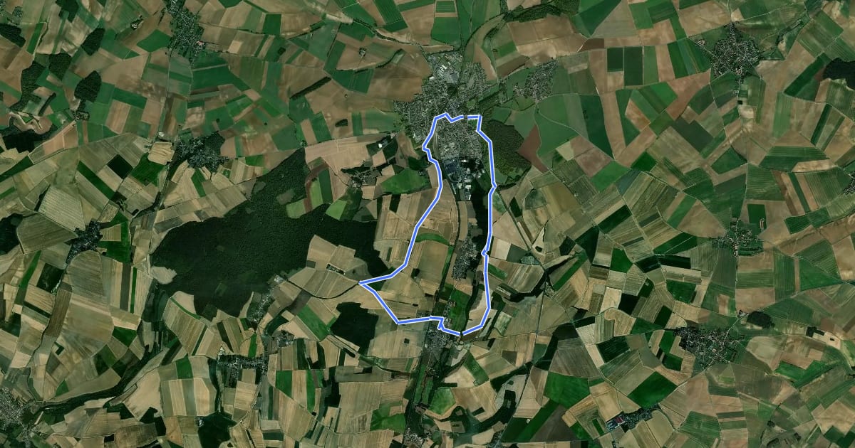 Маршрут Le Val d'Arré на спутниковом снимке
