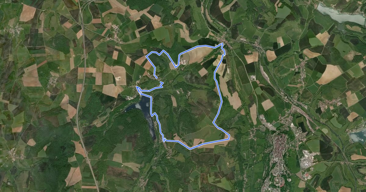 Маршрут Le Val de Mouche на спутниковом снимке