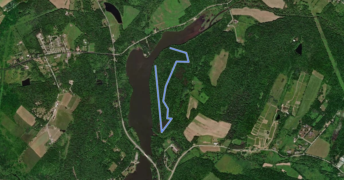 Маршрут Lee Hill Trail на спутниковом снимке