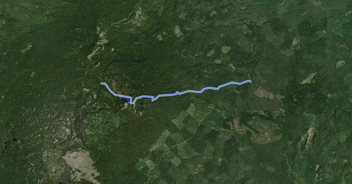 Маршрут Lemei Trail #34 на спутниковом снимке