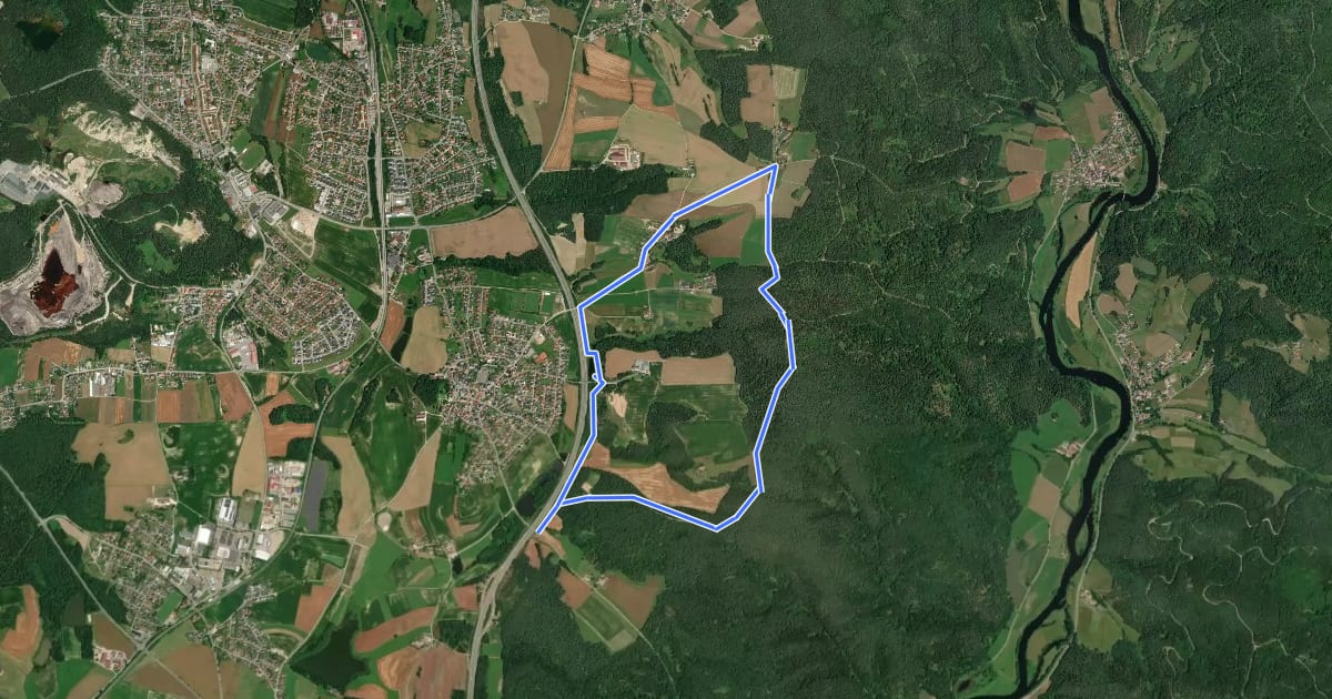 Маршрут Leonberger Panoramaweg (Graue 11) на спутниковом снимке