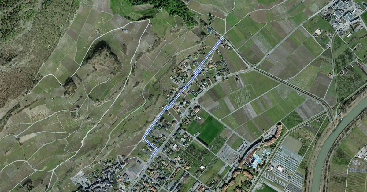 Маршрут Les Moulins Gorges de La Salantse - Fixme на спутниковом снимке
