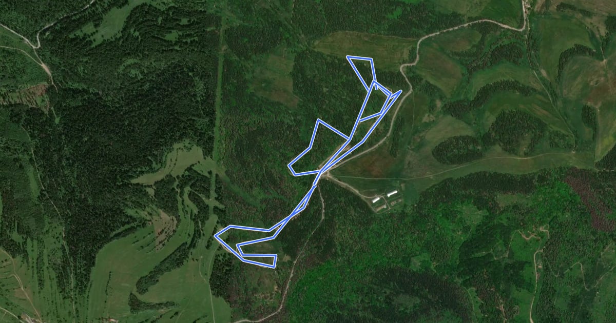 Маршрут Levoča Nordic Centrum 5 km на спутниковом снимке