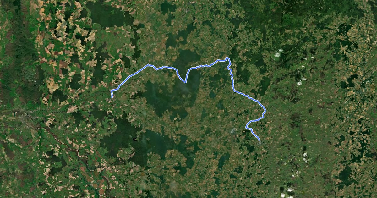 Маршрут Liaison gare à gare Morvan Canal du Nivernais via Les Thermes на спутниковом снимке