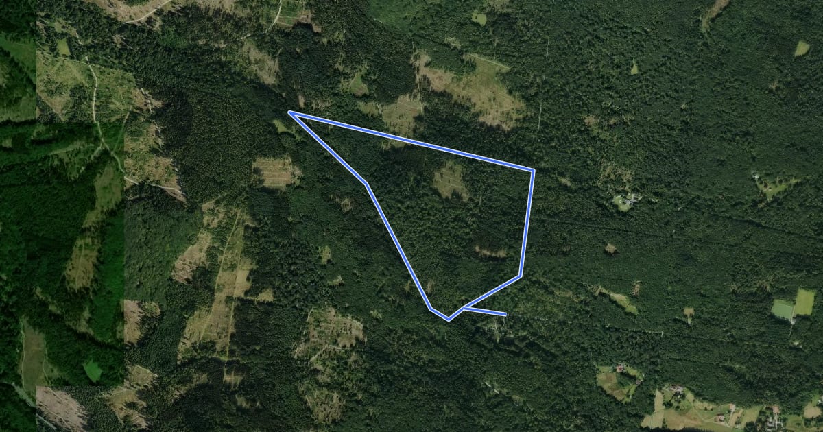 Маршрут Libellenweg на спутниковом снимке