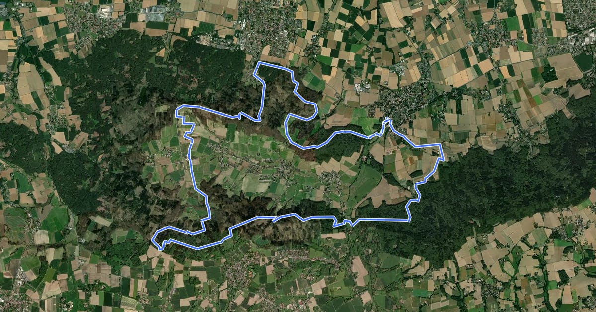 Маршрут Limberg-Nonnenstein-Weg на спутниковом снимке