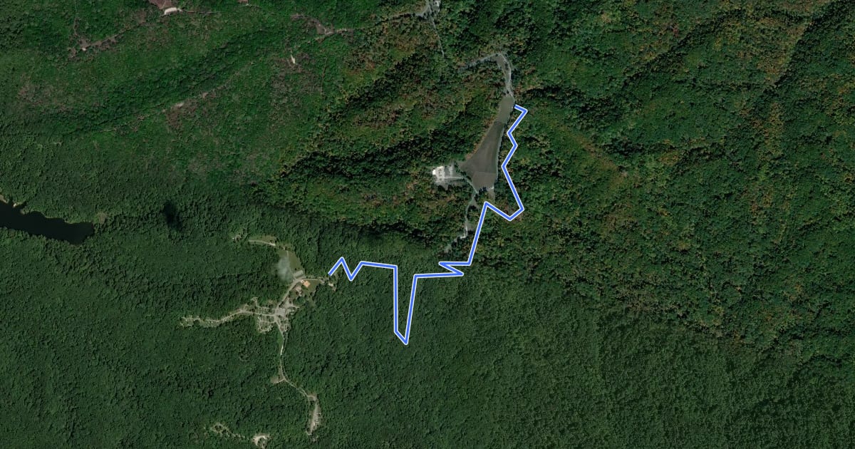 Маршрут Limekiln East на спутниковом снимке