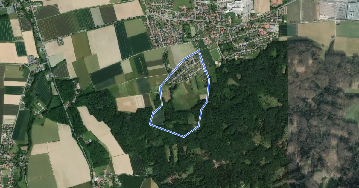 Маршрут Lintorf Rundweg 2 на спутниковом снимке