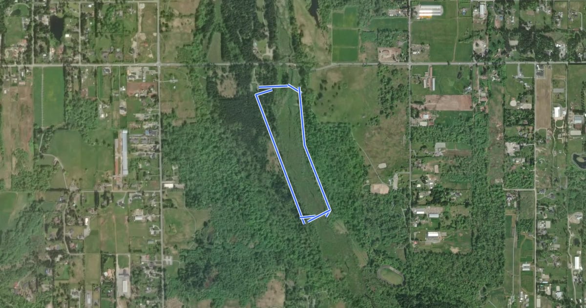 Маршрут Little River Loop Trail на спутниковом снимке