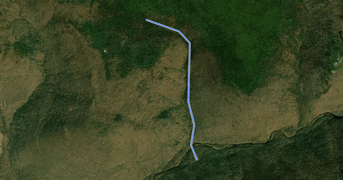 Маршрут Little Stonecoal Trail на спутниковом снимке