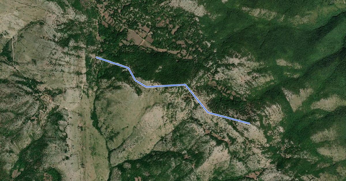 Маршрут Loc. Termine (Coreno Ausonio)-Monte Ornito на спутниковом снимке