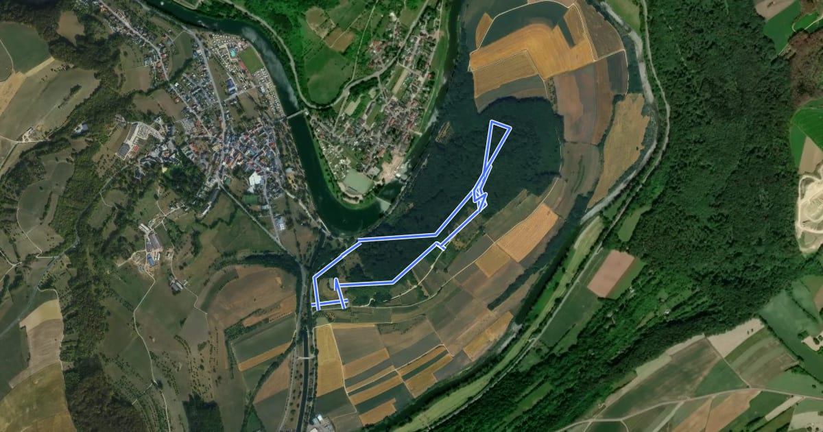 Маршрут Local Hiking Trail R7 на спутниковом снимке