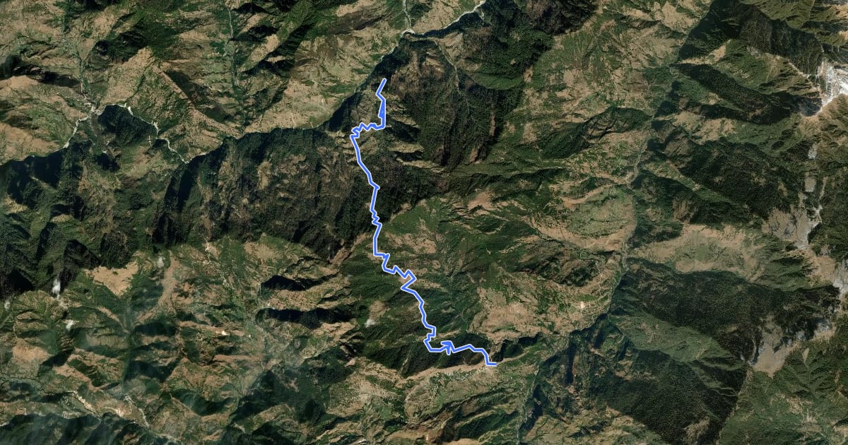 Маршрут Loharkhet to Karkiya на спутниковом снимке