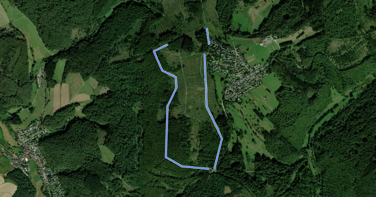 Маршрут Loipe Kittelhütte на спутниковом снимке