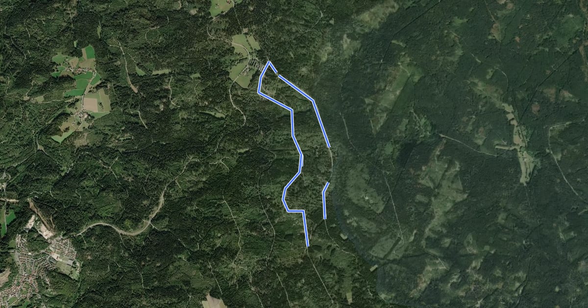 Маршрут Loipe Silberhütte 6km Klassisch+Skating на спутниковом снимке