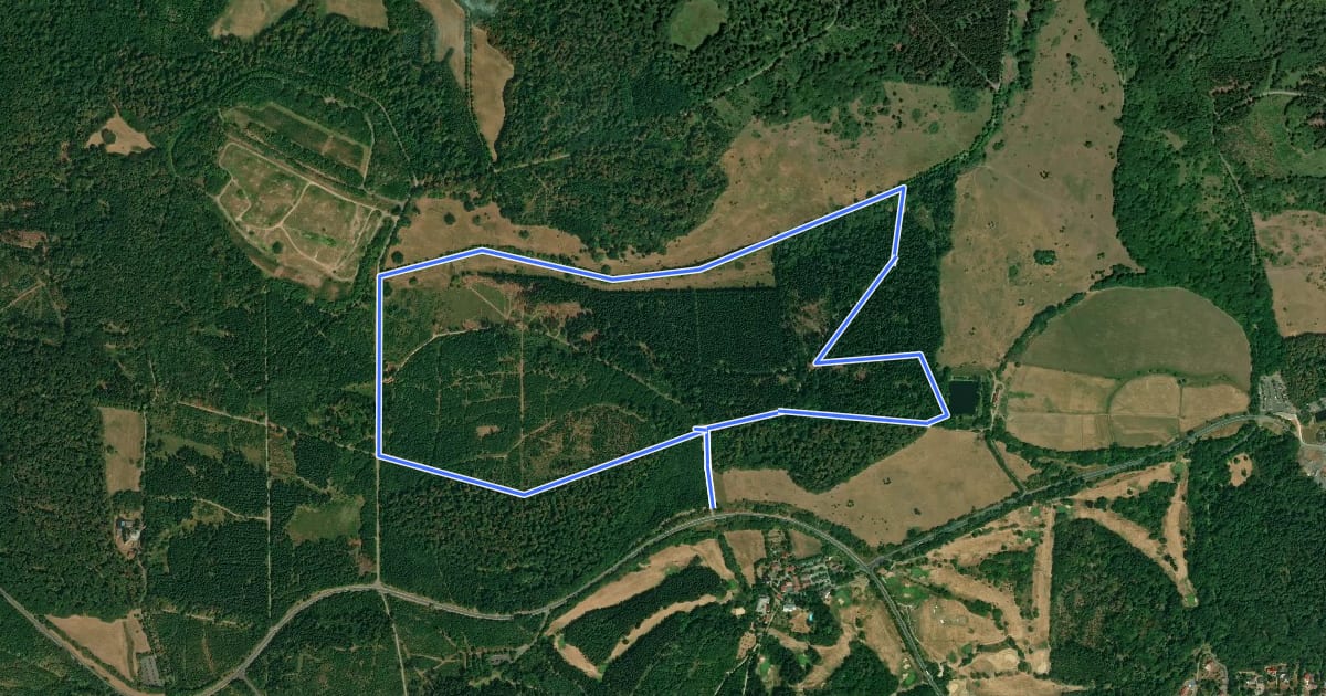 Маршрут Loipenhaus, Naturparkweg 7 на спутниковом снимке