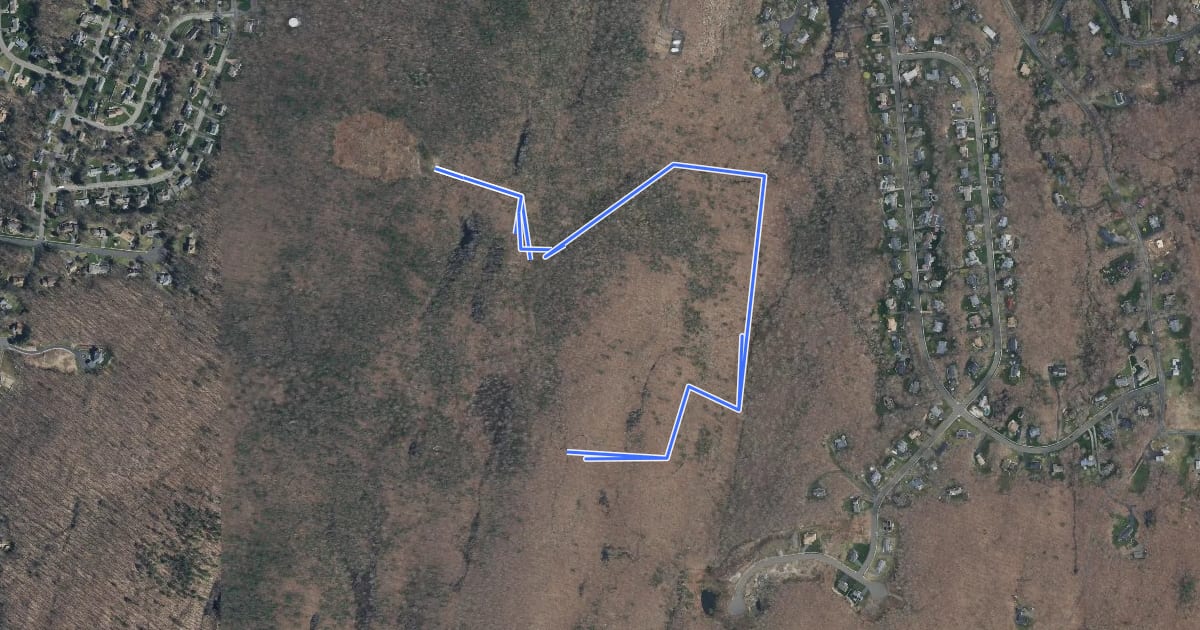 Маршрут Lookout Mountain Trail на спутниковом снимке