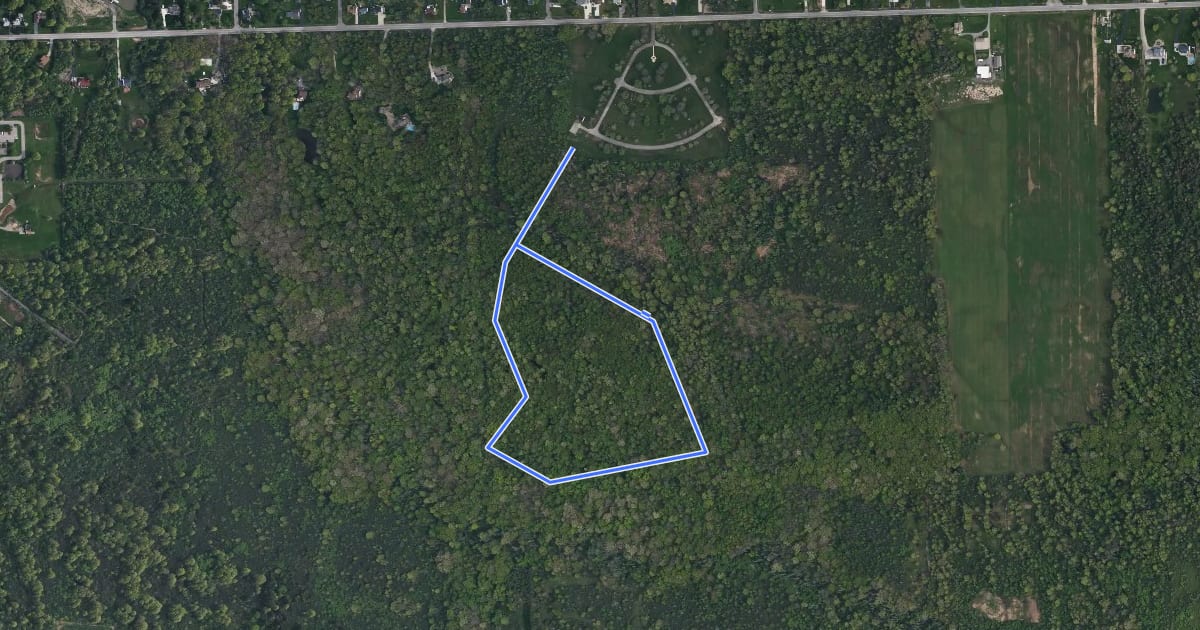 Маршрут Loop Trail на спутниковом снимке