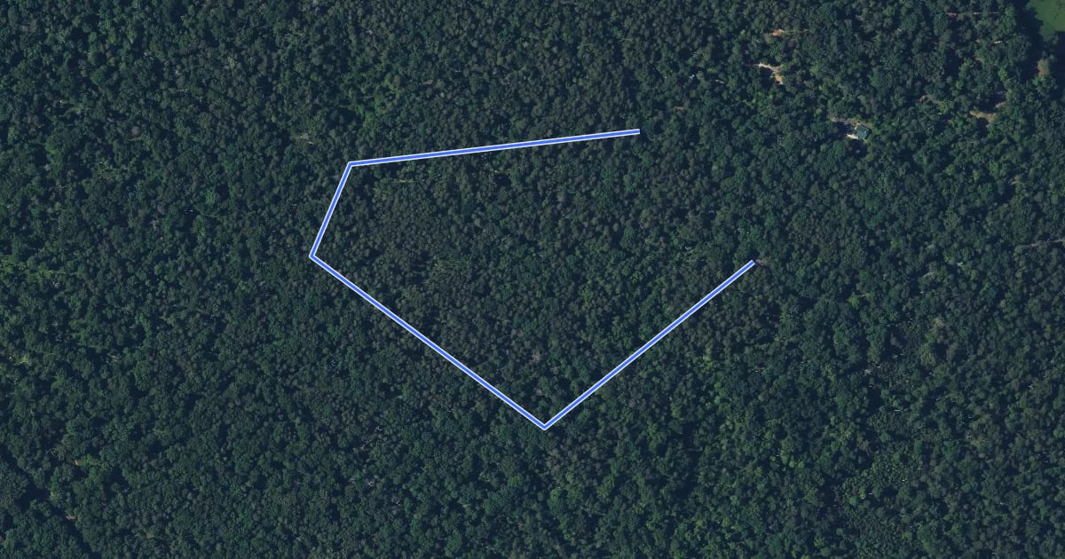 Маршрут Lost Trail на спутниковом снимке