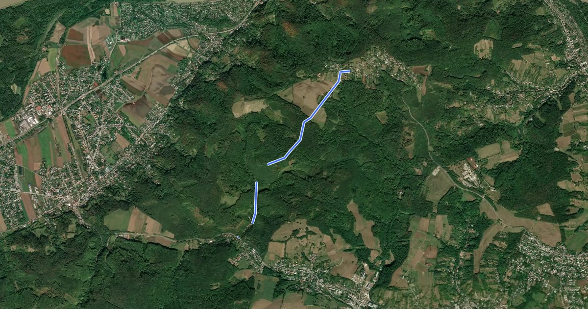 Маршрут Lourdesgrotte/B14 - Hadersfeld via Binderjockl на спутниковом снимке