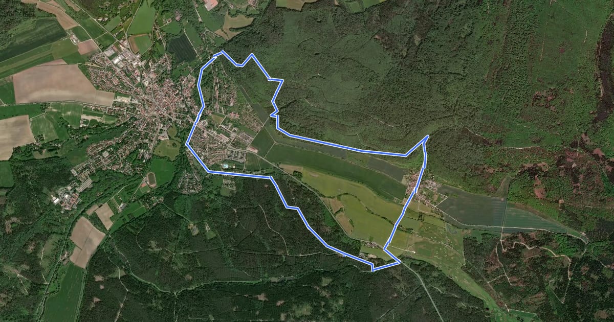 Маршрут Ludwig-Häfner-Weg на спутниковом снимке