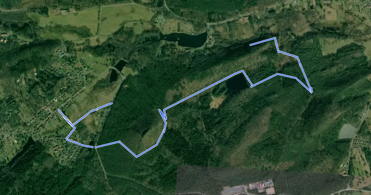 Маршрут Ludwigswinkel Rundweg 3 на спутниковом снимке