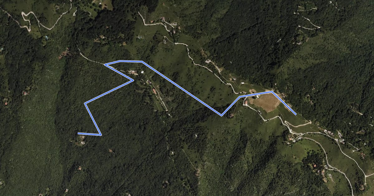 Маршрут Lumezzane (Cascina Al Colonel) - Monte Dossone на спутниковом снимке