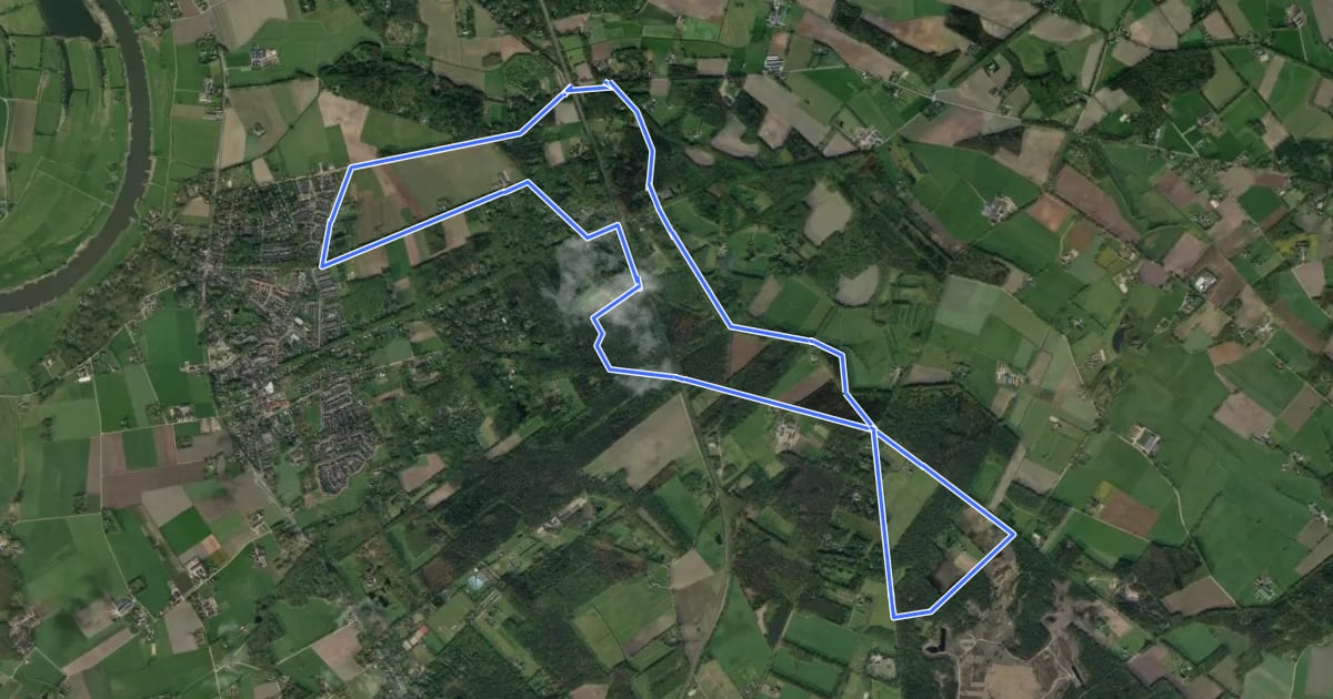 Маршрут Lus Gorssel Noord (MTB Achterhoek) на спутниковом снимке