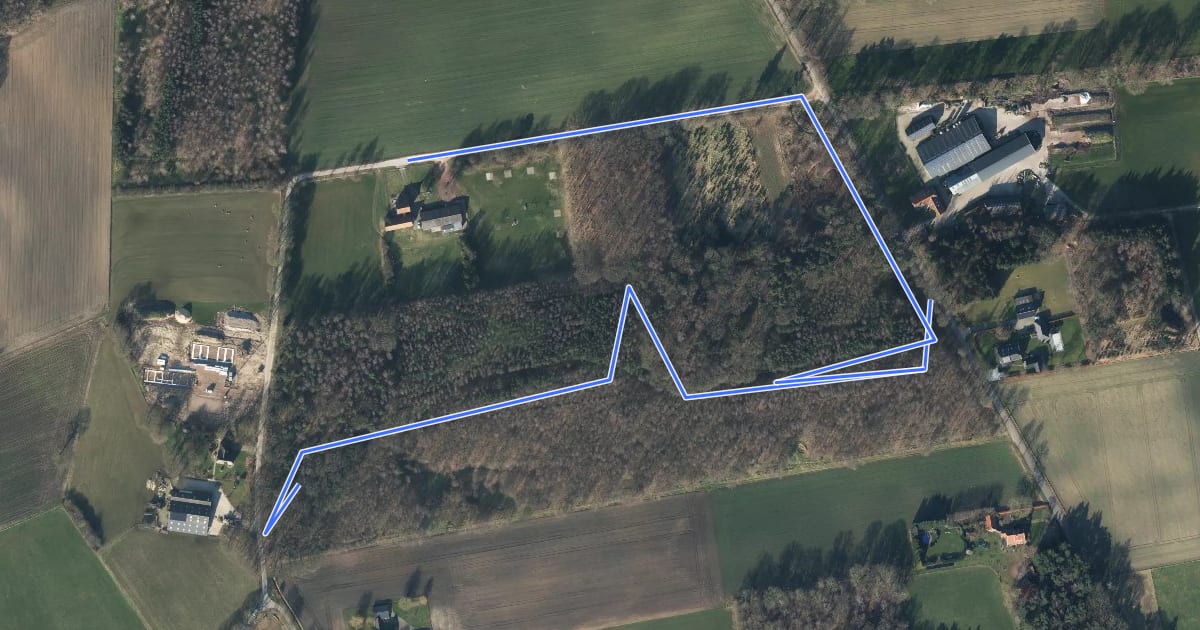 Маршрут Lus Zelhem Kinderroute (MTB Achterhoek) на спутниковом снимке