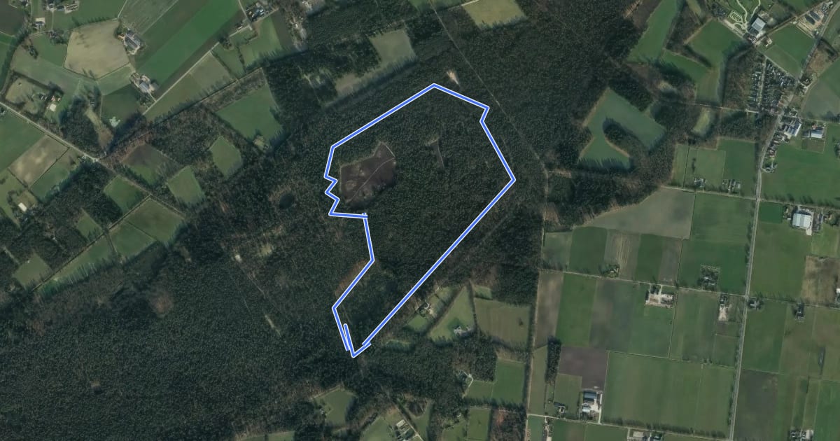 Маршрут Lus Zelhem Vossenbos (MTB Achterhoek) на спутниковом снимке