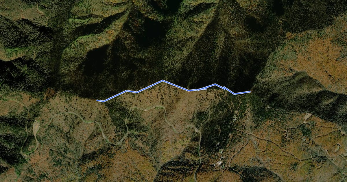 Маршрут Lyn Lowry Trail на спутниковом снимке
