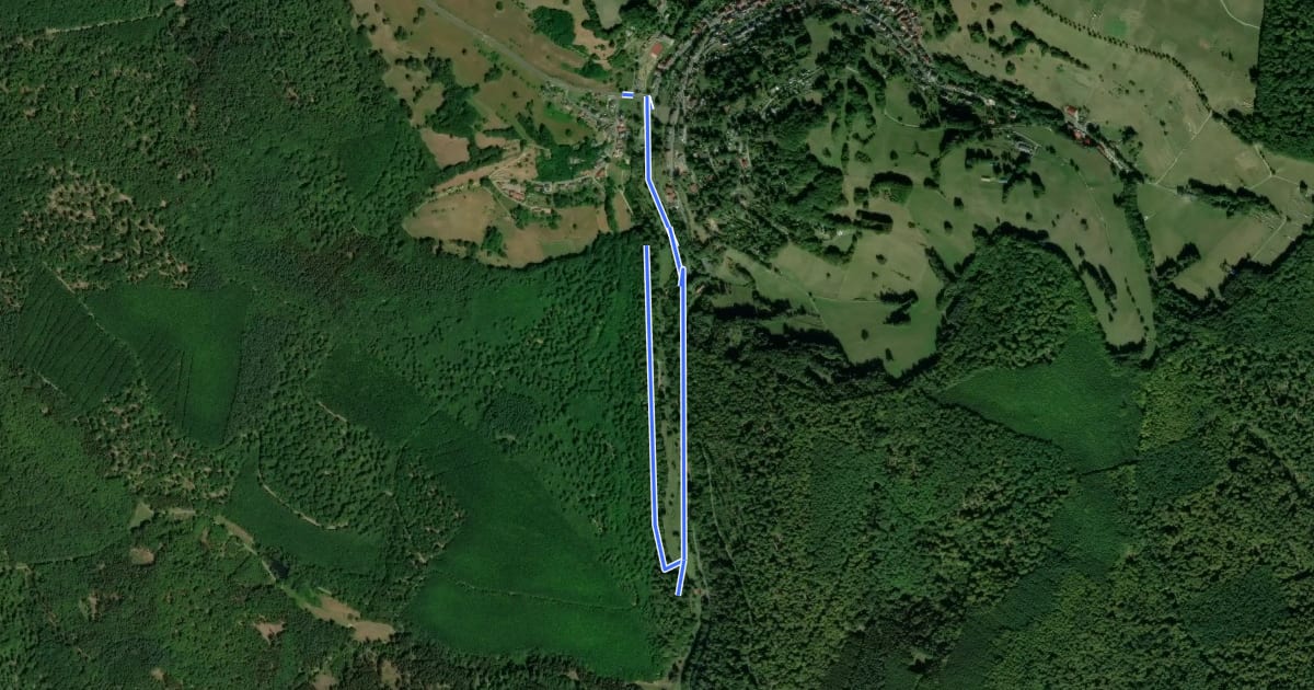 Маршрут Mühlenweg Rothenbuch на спутниковом снимке