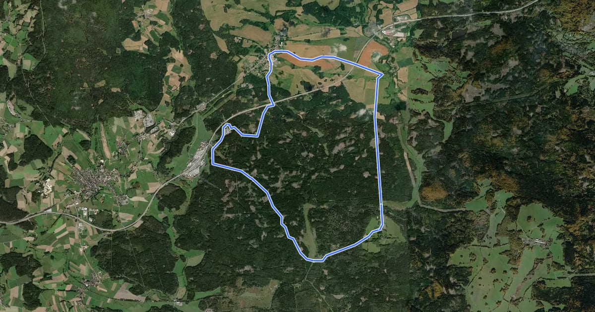 Маршрут [M] NS Kolowratova (okružní) на спутниковом снимке