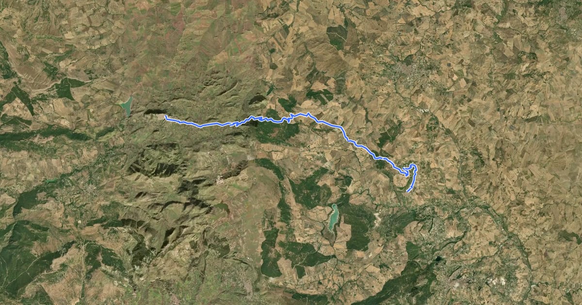 Маршрут Magna Via Francigena: Tappa 4 на спутниковом снимке