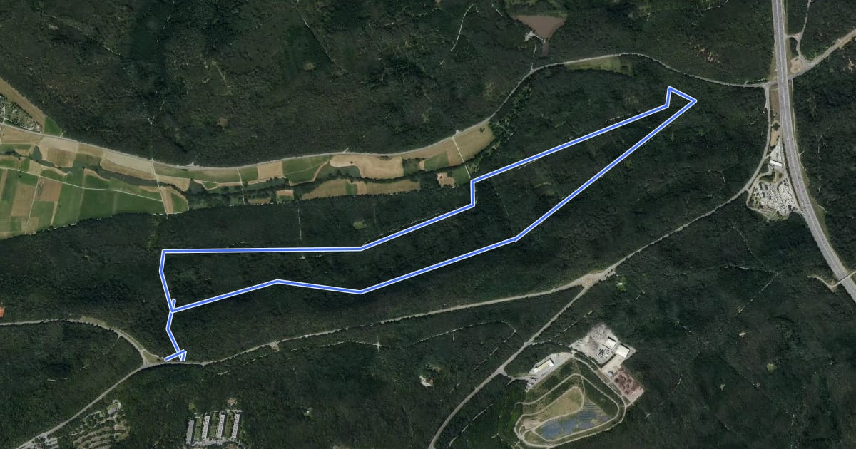 Маршрут Magstadt Nordic Walking Runde на спутниковом снимке
