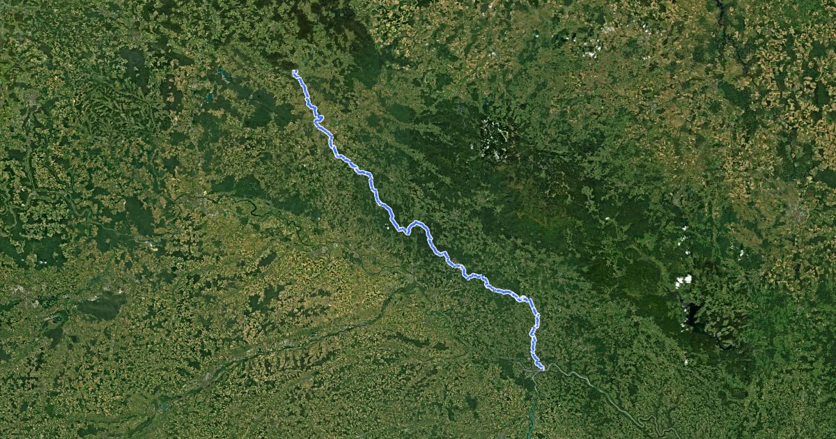 Маршрут Main-Donau-Weg (Ostlinie) Teil_3 на спутниковом снимке