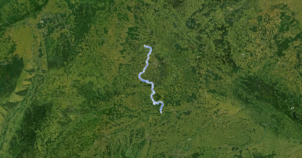 Маршрут Main-Donau-Weg (Rangau-Linie) Teil_2 на спутниковом снимке