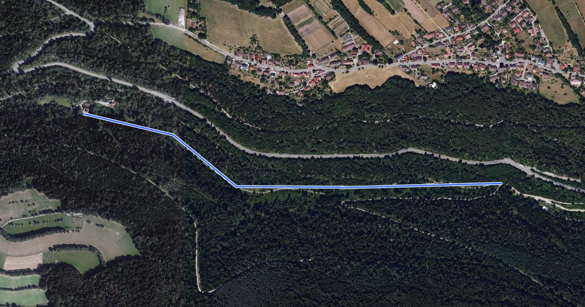 Маршрут Maisenbacher Sägmühle - Lengenbachtal Gansweg на спутниковом снимке